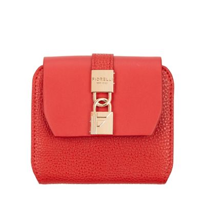 Red Evie Large Flapover Purse